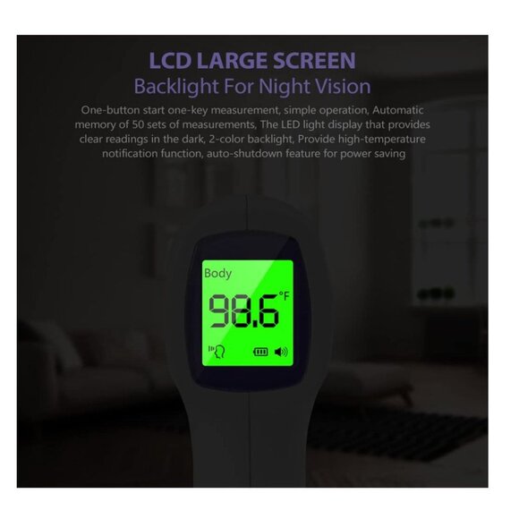 Thermometer, No-Touch Forehead Thermometer for Adults and Kids, 1 sec Reading, 3 - Picture 6 of 8